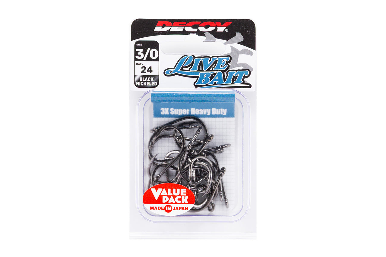 DB-22VP Live Bait Hooks Value Pack